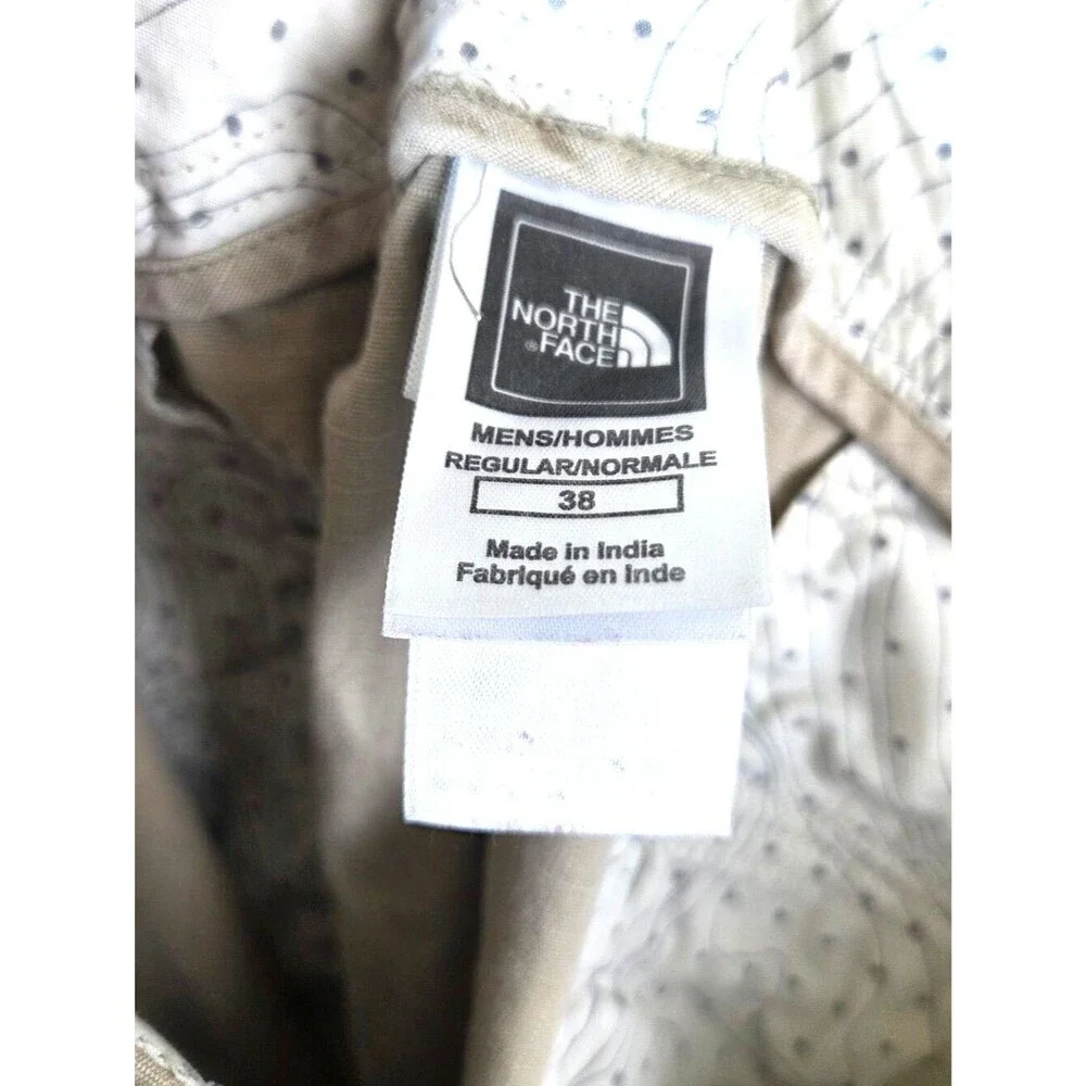The North Face Mens Cargo Hiking Shorts 38 Beige Ripstop Outdoor Utility